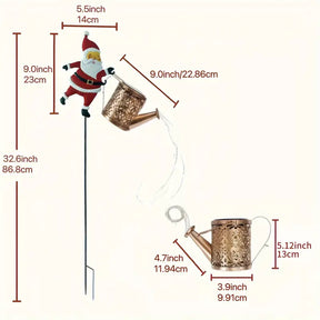Weihnachtsmann Solar Lampe für Weihnachten & Garten Dekoration