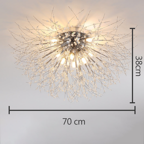 Fascinerende Florale LED plafondlamp