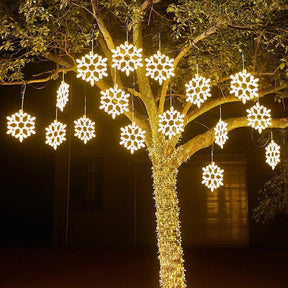 Schneeflocken-Lichter für Winterliche Festlichkeiten und Weihnachten