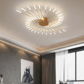 Modern ceiling lamp in fireworks look – decorative lighting with LED technology