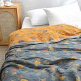 Ginkgo-Blatt Reversible Baumwollquilt