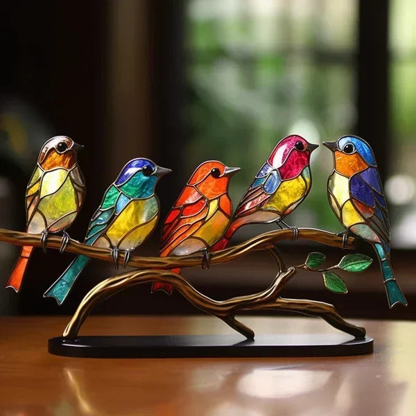 AvianElegance - Handgemaakte glazen vogels voor elegante decoratie