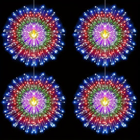 Dimmbare LED Feuerwerk Lichterkette für Weihnachten