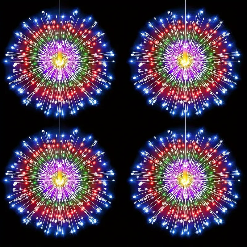 Dimmbare LED Feuerwerk Lichterkette für Weihnachten