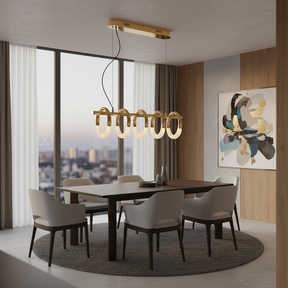 Designer Kreis Pendellampe