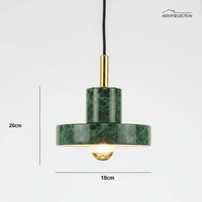 Elegante Marmor Pendelleuchte