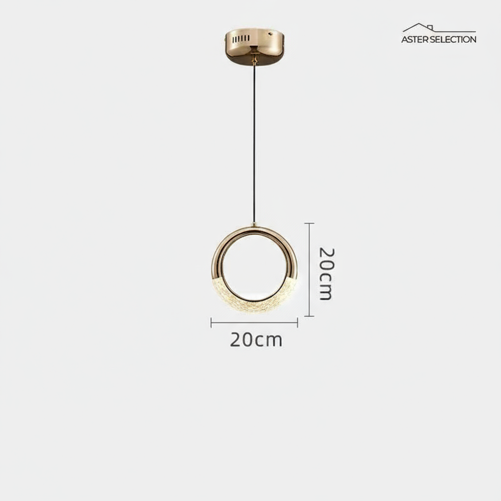 Designer Kreis Pendellampe