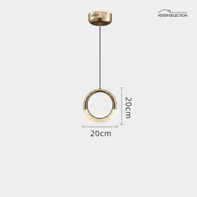 Designer Kreis Pendellampe