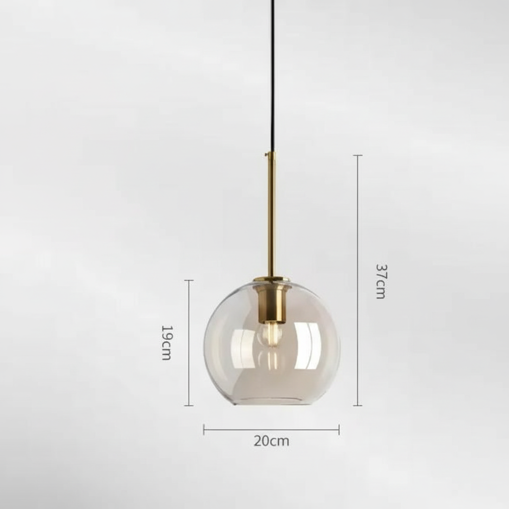Aster Maison | Nordische glas hängelampe