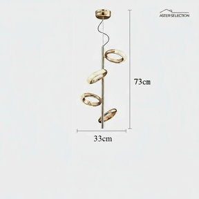 Designer Kreis Pendellampe