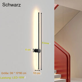 Skandinavische LED-Wandlampe – Dezentes Design mit warmem Licht