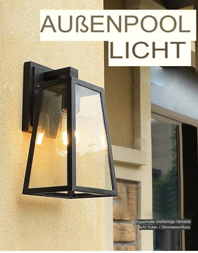 Elegante Außenwandleuchte