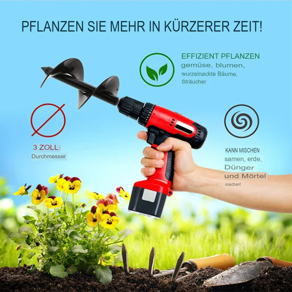 Planting hole drill set