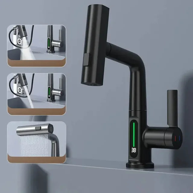Intelligenter Küchenarmatur mit digitaler Temperaturanzeige-Aster Selection