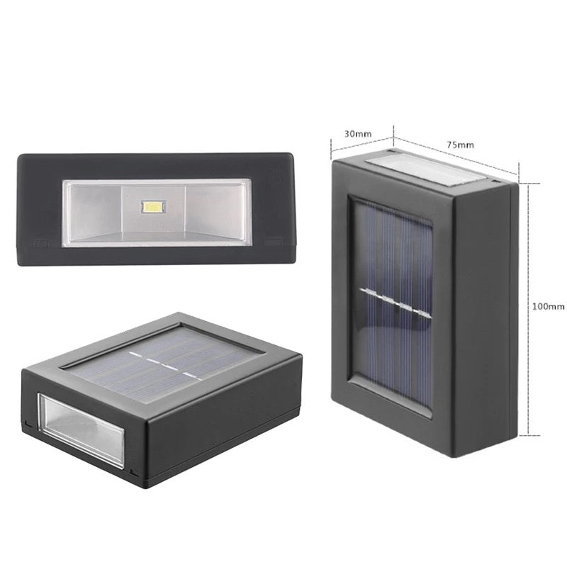 Moderne Solar-LED-Außenlampe –  Beleuchtung für den Außenbereich