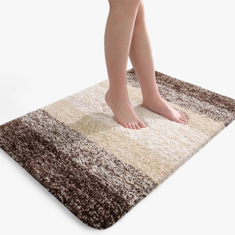 Fenvalo Farbverlauf Hochflor Badematte
