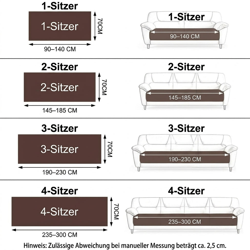 Wovrena Minimalistisch Polyester Sofabezug