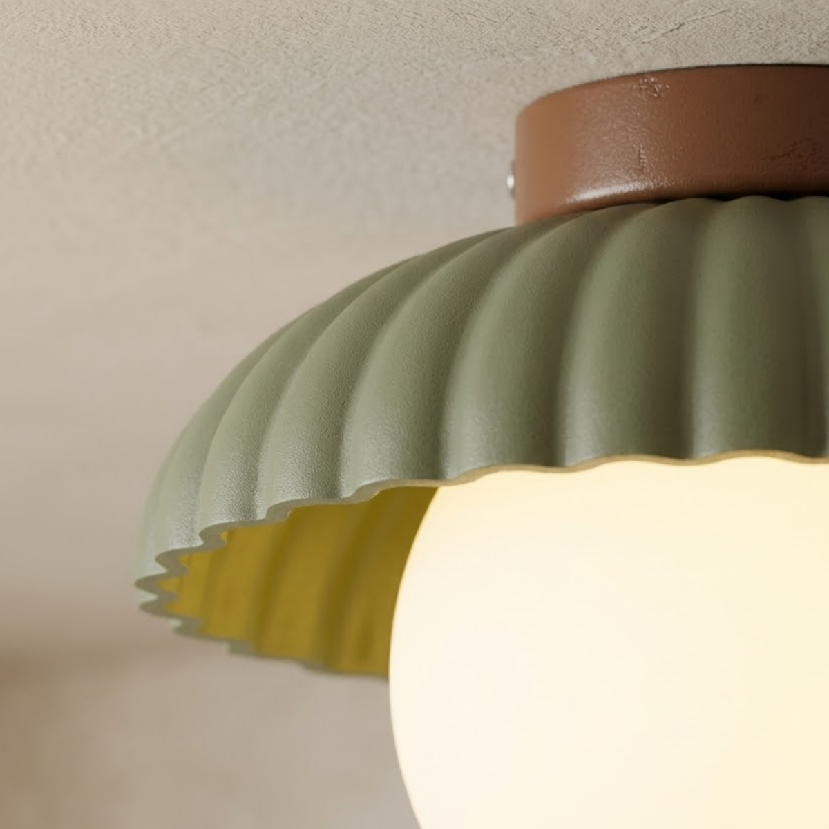 Brindella Retro Glas Deckenleuchte