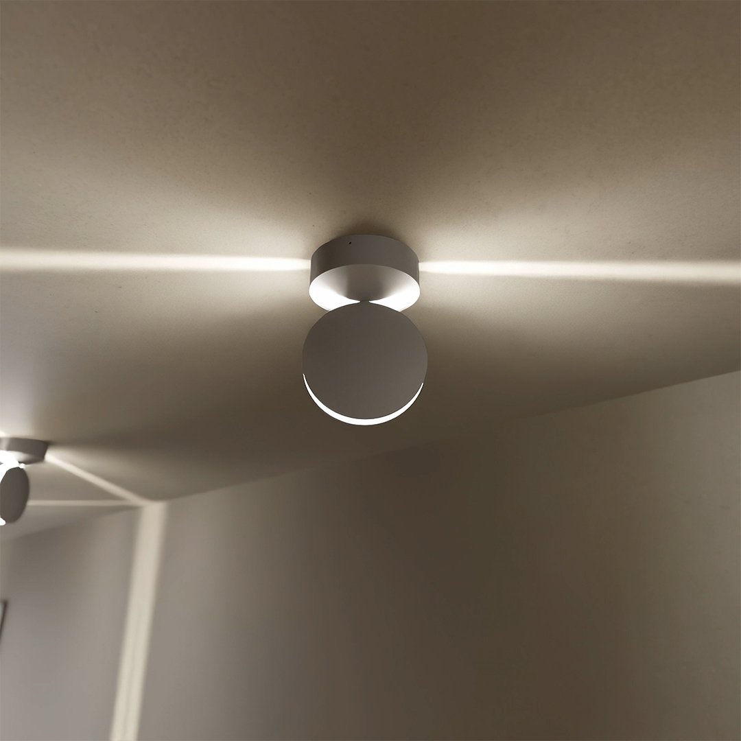 Zelvaro Minimalistisch Aluminium Wandleuchte