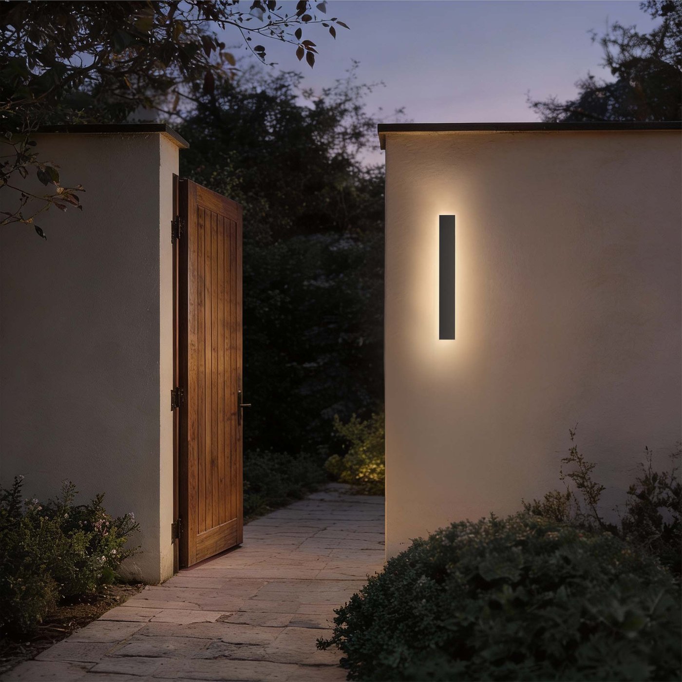 Lineare LED Wandleuchte 2er-Set