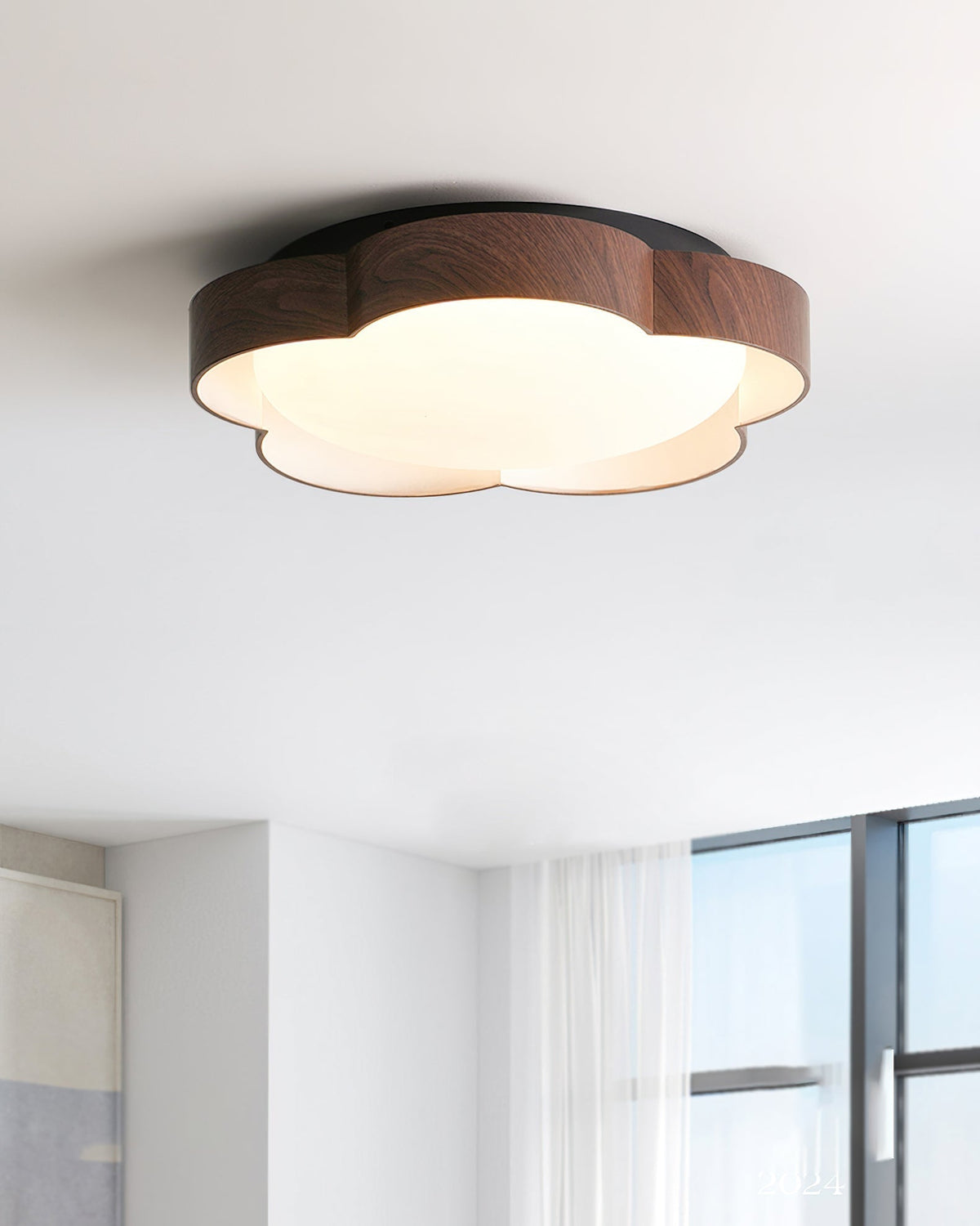 Blomea Skandinavisch Holzoptik Deckenleuchte