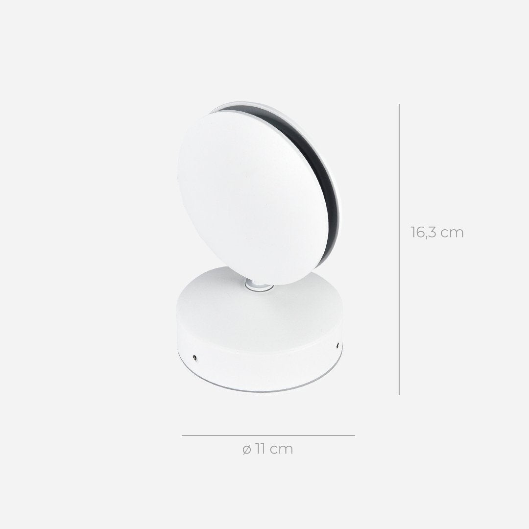 Zelvaro Minimalistisch Aluminium Wandleuchte