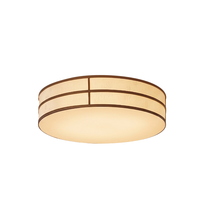 Pellora Japandi Leinen Deckenleuchte