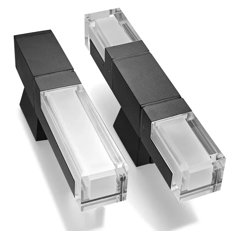 Up-Down Sensor Wandleuchte Schwarz