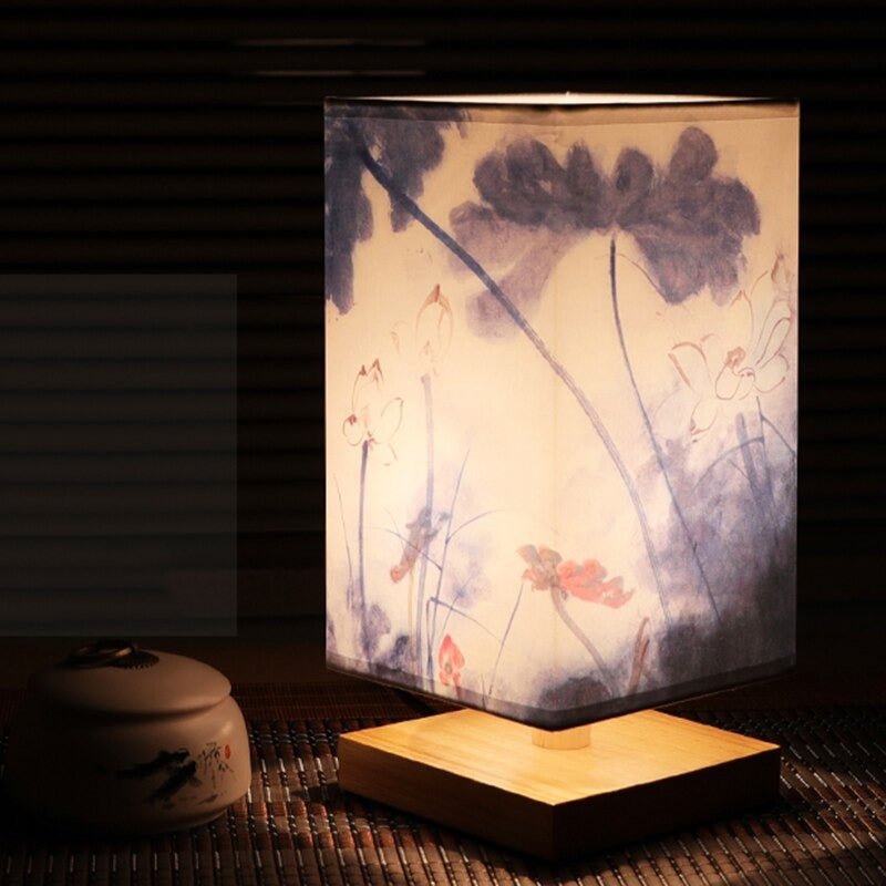 Japanisch-skandinavische Designer-Tischlampe