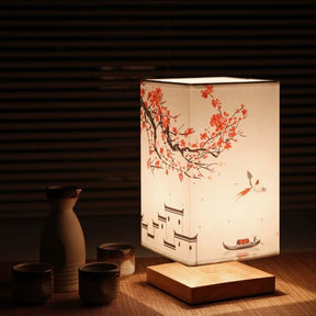 Japanisch-skandinavische Designer-Tischlampe