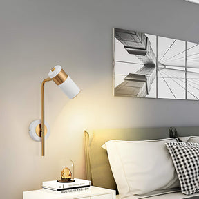 Draaibare LED-wandlamp voor een moderne sfeer