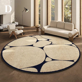 Luxe rond vloerkleed in Franse stijl 