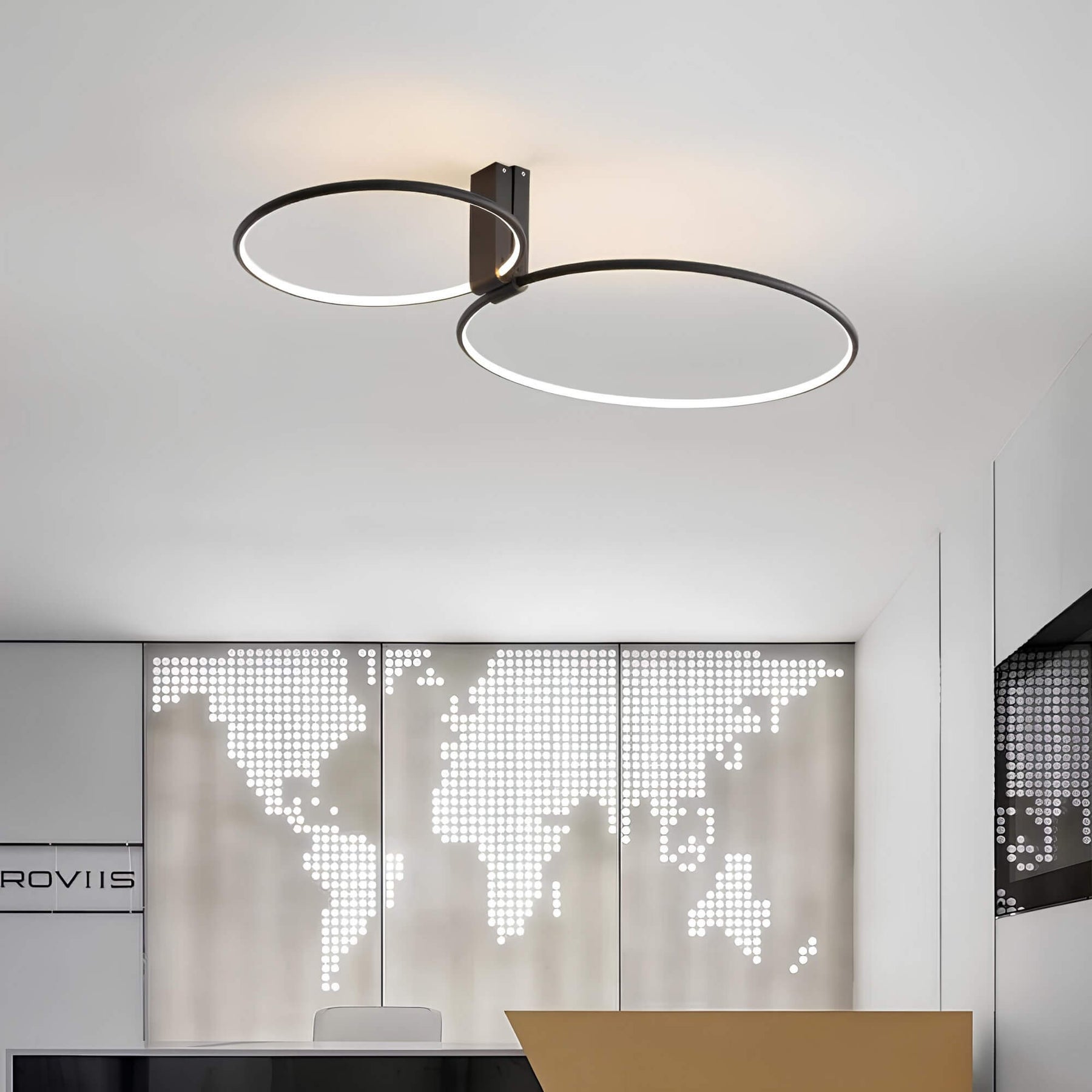 Chique LED-plafondarmatuur voor moderne woninginrichting