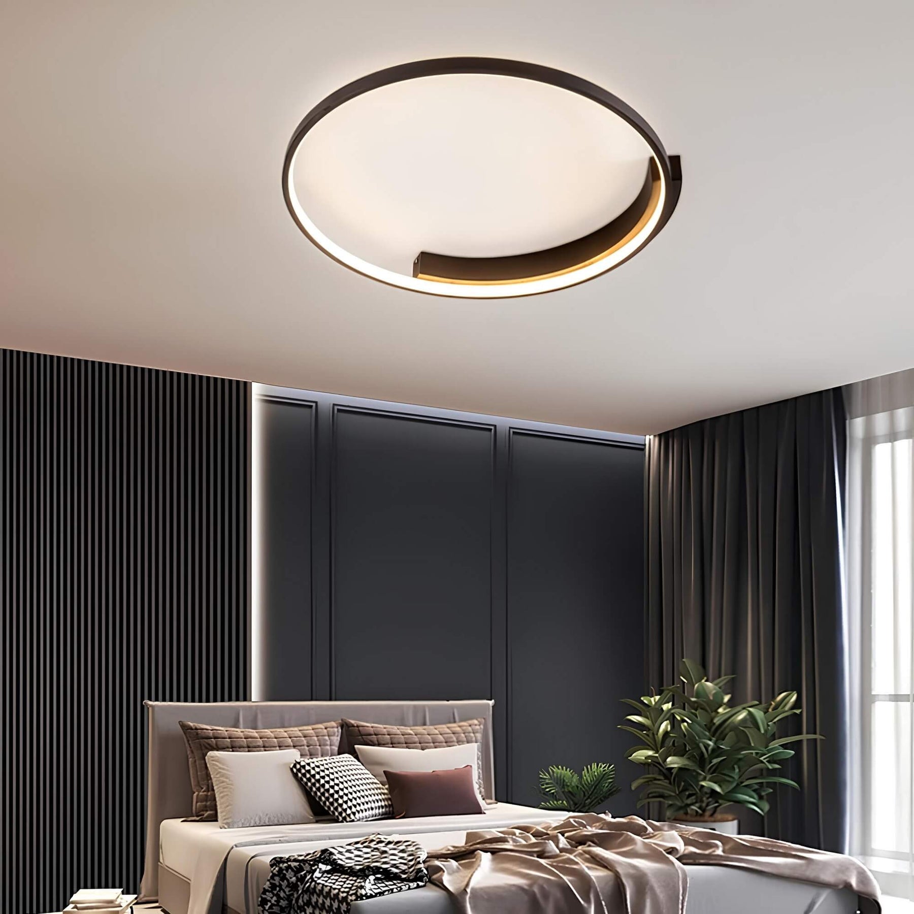 Chic LED Ceiling Fixture for Modern Home Decor