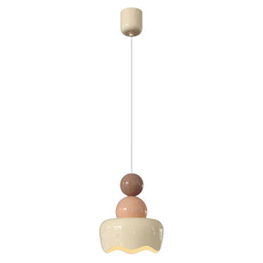 Französische Creme Hängeleuchte