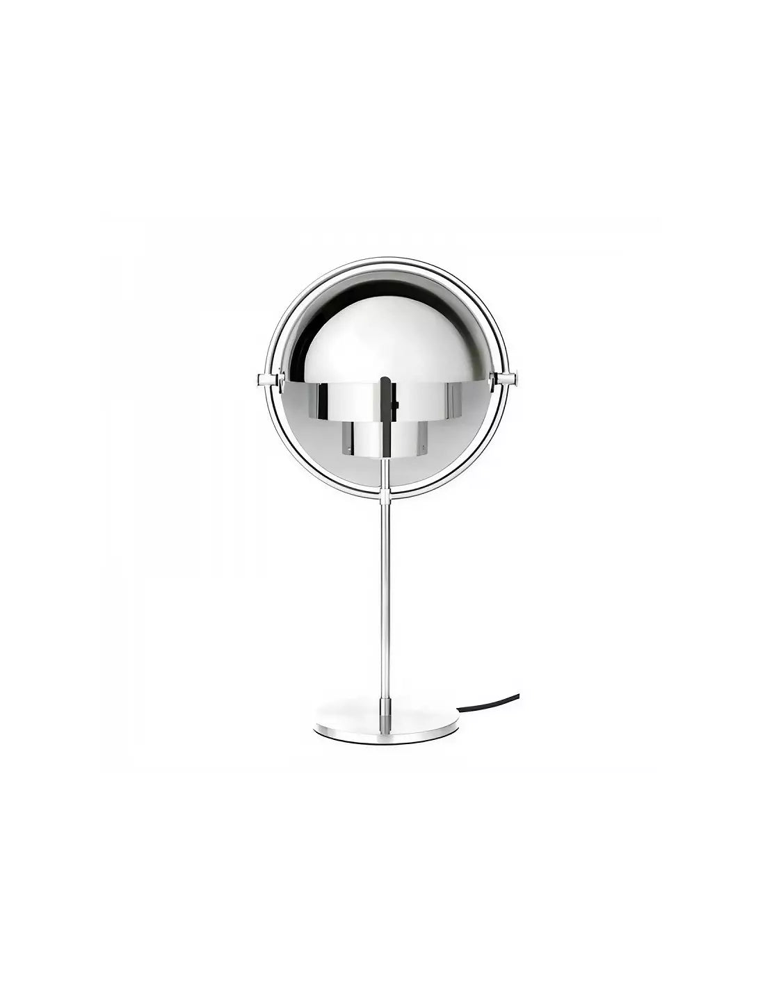 Mehrflammige skulpturale Metall-Tischleuchte