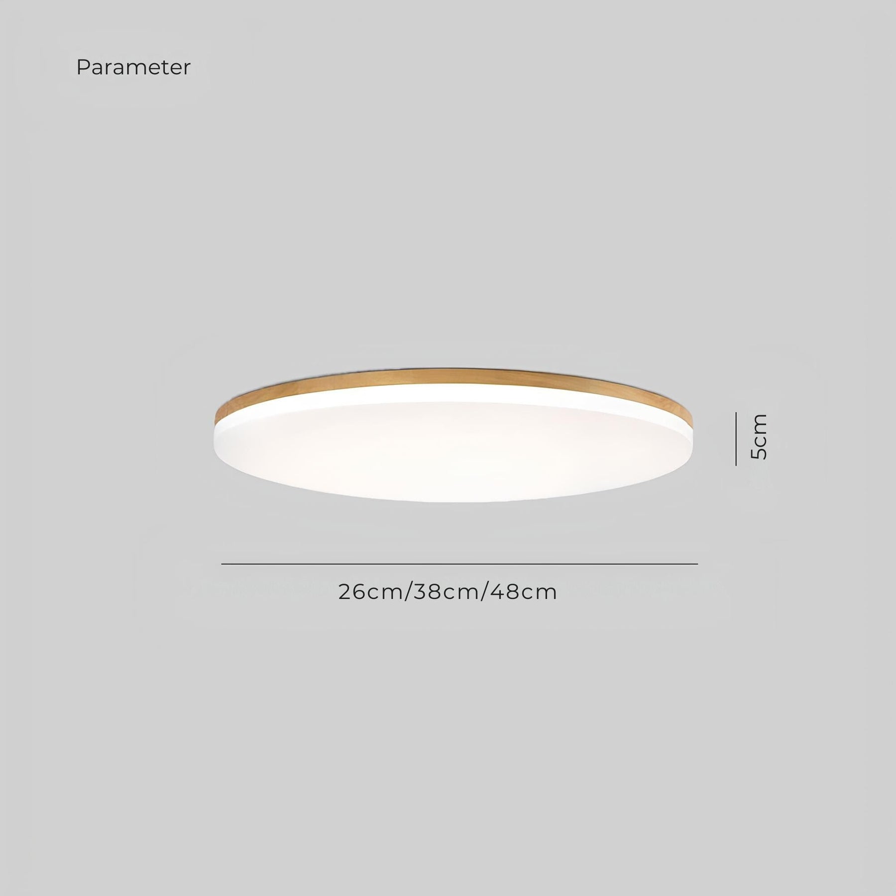 Moderne LED-plafondlamp