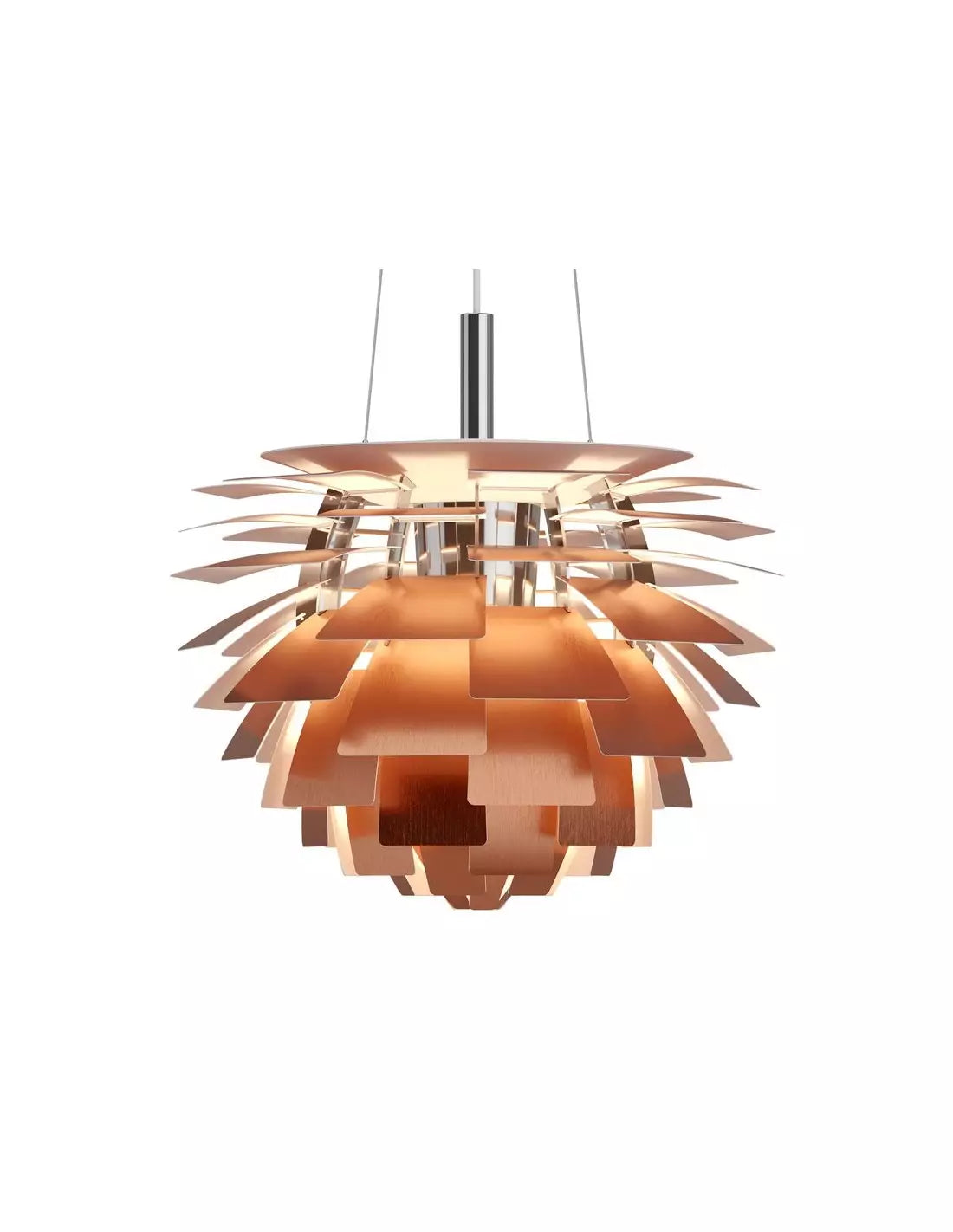 Moderne Artischocken-Metall-Pendelleuchte