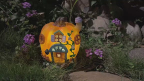 Halloween Solar Kürbishaus