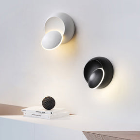 Moderne 360° LED-Wandleuchte