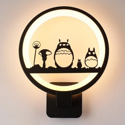 LED Wandleuchte Wald Design warmes Licht moderne Wandbeleuchtung