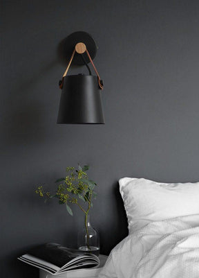 NordLicht houten wandlamp 