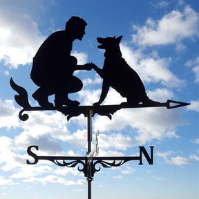 Retro Witch Weather Vane 