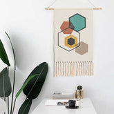 Handgemaakt boho-tapijt 