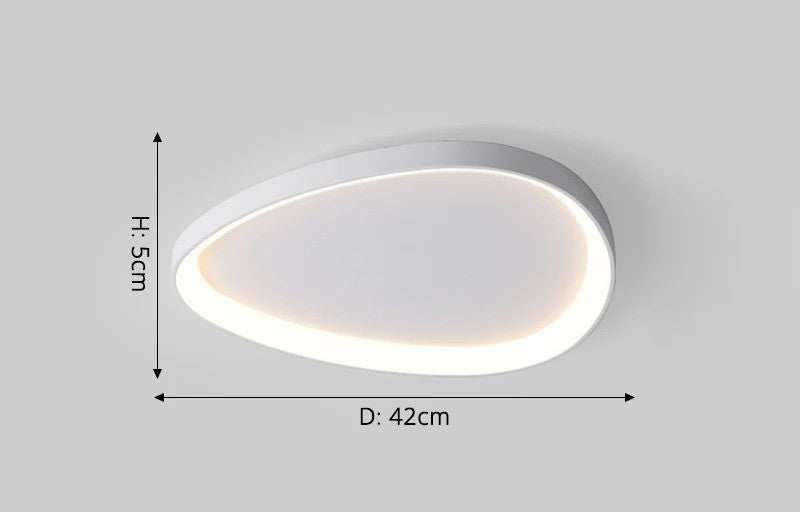 Moderne runde LED-Deckenleuchte