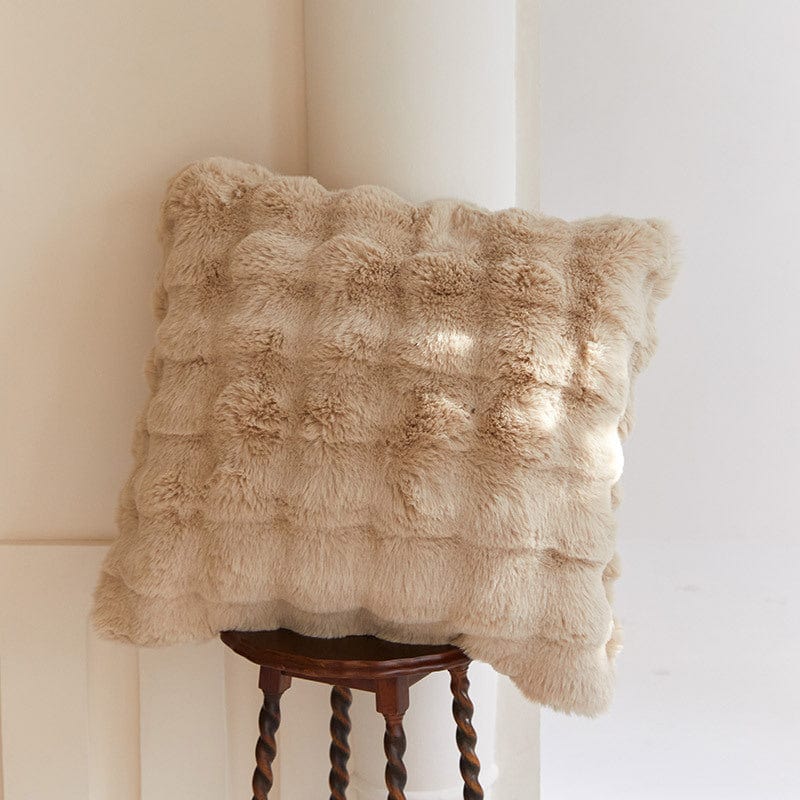 Kaninchenfell-Imitat Decke – Flauschig und Warm-Aster Selection
