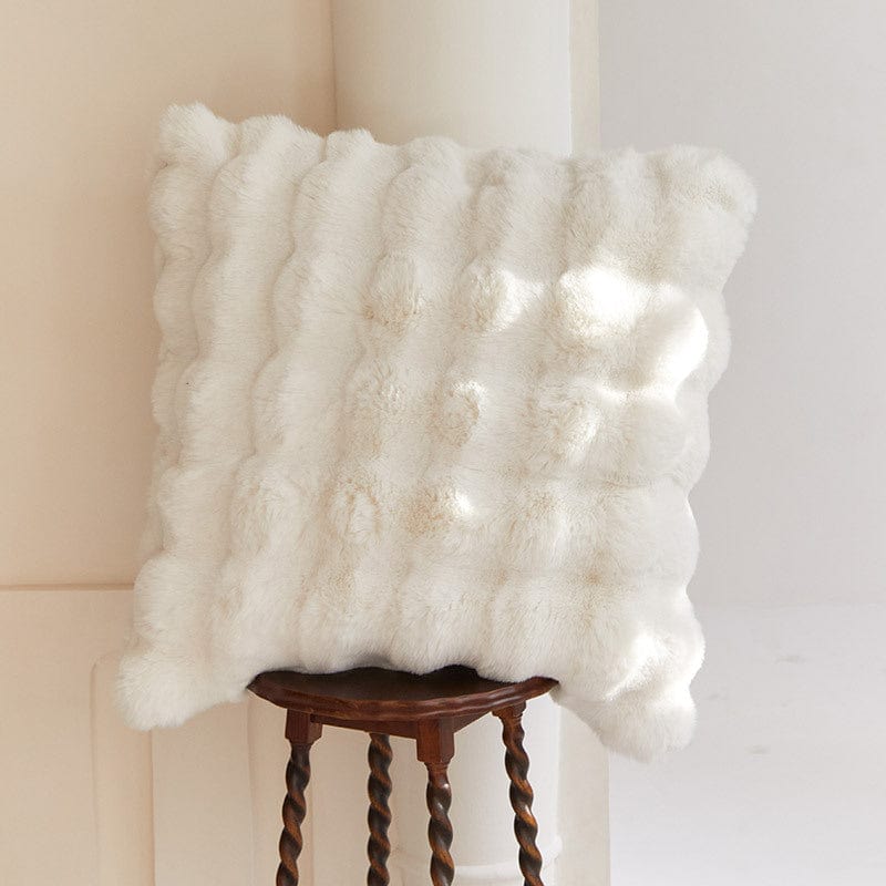 Kaninchenfell-Imitat Decke – Flauschig und Warm-Aster Selection
