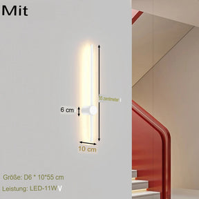 Skandinavische LED-Wandlampe – Dezentes Design mit warmem Licht