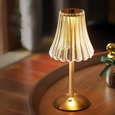 Chique LED-tafellamp met retro-design voor elegante verlichting