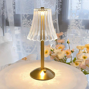 Chique LED-tafellamp met retro-design voor elegante verlichting